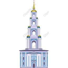 Elegant Church Bell Tower