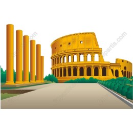 Roman Colosseum Architectural