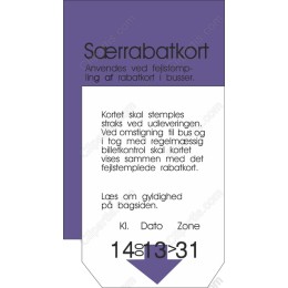 S?r-rabatkort for Bus Services