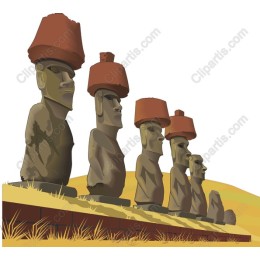 Easter Island Moai Statues