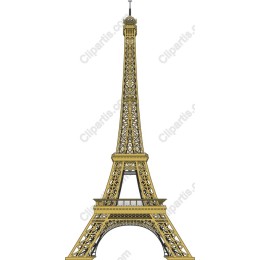 Golden Eiffel Tower