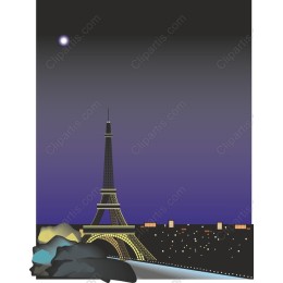Eiffel Tower Night