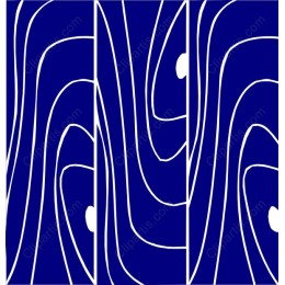 Dynamic Blue Abstract