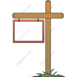 Customizable Rustic Wooden Signpost