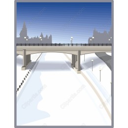 Elegant Winter Bridge