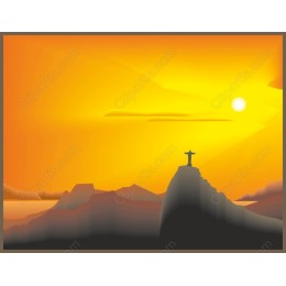 Christ the Redeemer Sunset