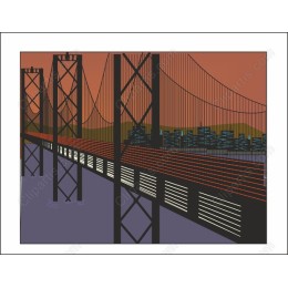 Urban Twilight Bridge