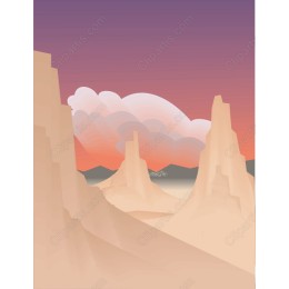 Serene Desert Landscape