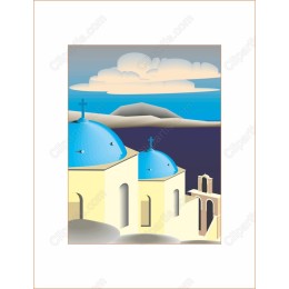 Mediterranean Blue Dome