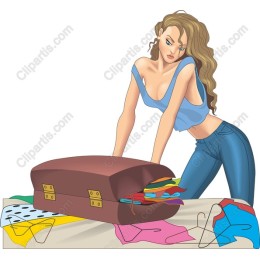 Chic Suitcase Packing
