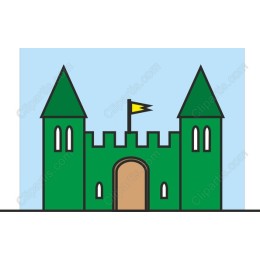 Whimsical Green Castle