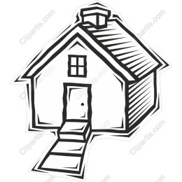 Charming Hand-Drawn House
