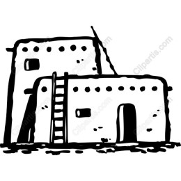 Rustic Adobe House