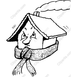 Cozy House with Scarf