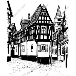 Quaint Half-Timbered House