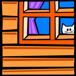 Charming Cat in Window