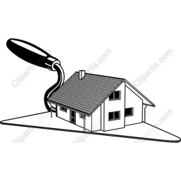 Trowel and House