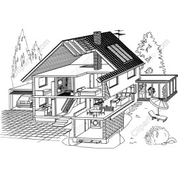 Modern Split-Level House