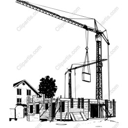 Construction Site with Cranes
