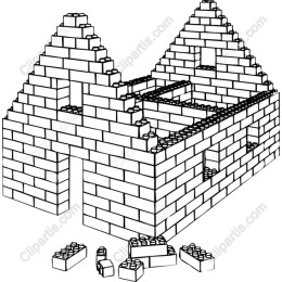 Playful Brick Building