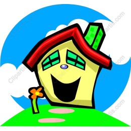 Cheerful Cartoon House