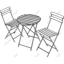 Elegant Bistro Table and Chairs