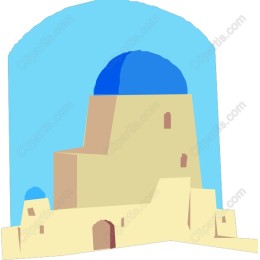 Mediterranean Blue Dome