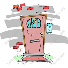 Vibrant Whimsical Door