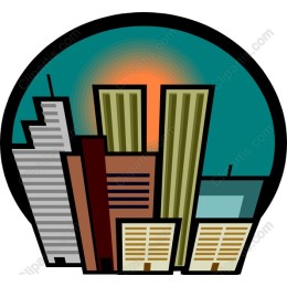 Vibrant City Skyline