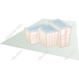 Contemporary Building Trio