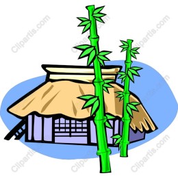 Vibrant Bamboo House