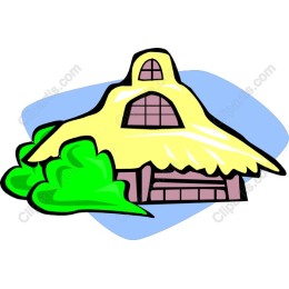 Cozy Thatched-Roof Cottage