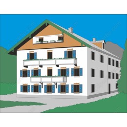 Alpine Charm: Classic Building