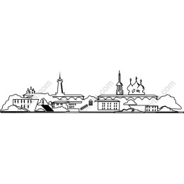 Silhouette of Historic Landmarks