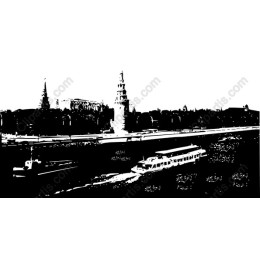 Silhouette of a Historic Cityscape