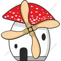 Whimsical Mushroom House