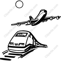 Dynamic Airplane and Train