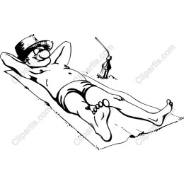 Relaxing Summer Sunbather
