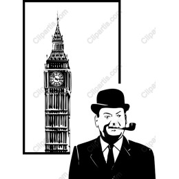 Classic London : Big Ben and Gentleman's Elegance