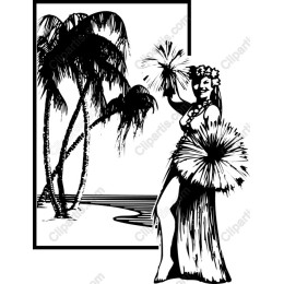 Tropical Hula Dancer