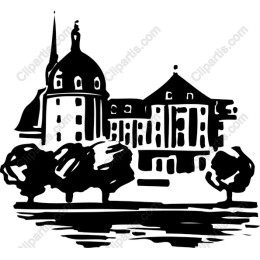 Charming Architectural Black-and-White