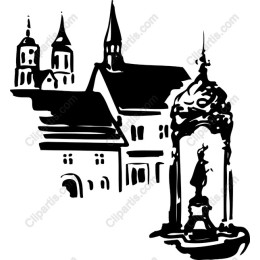 Historic Architectural with Statue