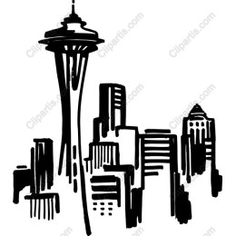 Seattle Skyline: Space Needle Art