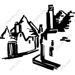 Charming Village Landscape