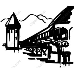 Elegant Architectural Tower and Bridgework