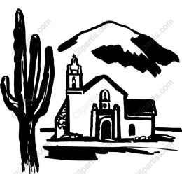 Southwestern Church & Cactus