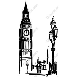 Big Ben and Street Lamp