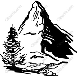 Majestic Mountain and Tree