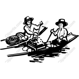 Hand-Drawn Traditional Fishermen