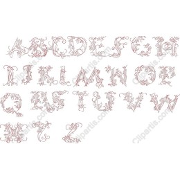 Ornate Alphabet Set